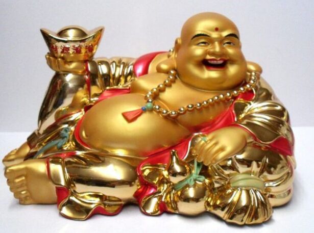 God Hotei é un amuleto eficaz para a riqueza, a sorte e a sorte